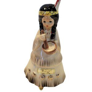 Josef Originals Native American Figurine "Americo" Vintage Ceramic  Hand-Painted